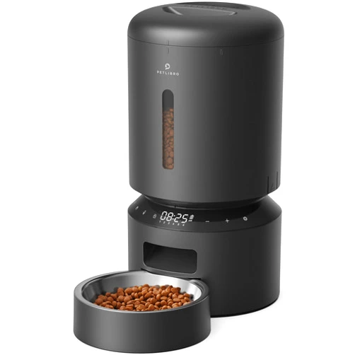 PETLIBRO Automatic Cat Feeder, Automatic Dog Feeder with Freshness Preservation, 5L Timed Cat Feeders for Dry Food, Up to 6 Meals Per Day, Granary Pet Feeder for Cats/Dogs