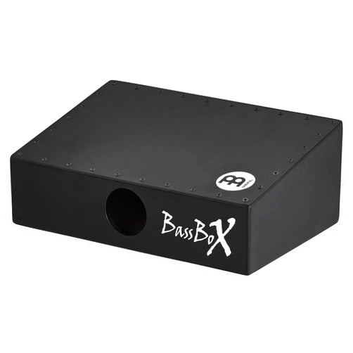 Meinl Percussion BASSBOX Acoustic Cajon Stomp Box with L-Shaped Beater, Black (VIDEO)