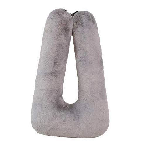 S-SNAIL-OO Travel Pillow Car Pillow(28x18in) U Shaped Cushion Pillow, Long Distance Travel Sleep Pillow for Head and Body Support for Adults Children (Grey)