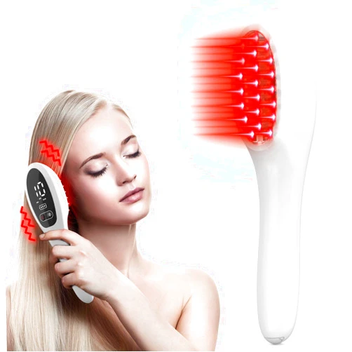 PUPCA Laser Comb (FDA Cleared) - Professional Medical Grade Red Light Treatment with Lasers for Hair Growth, Electric Scalp Massager for Alopecia in Men & Women