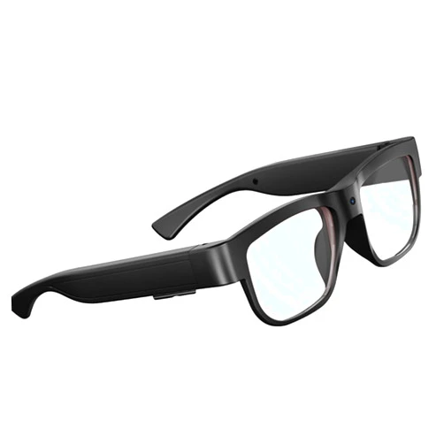 Uigsas Camera Glasses 1080P HD Wearable Video Glasses with Camera Portable Outdoor Sports Camera Eye Glasses Recording Motorcycle Riding for Men Built-in 32G Card