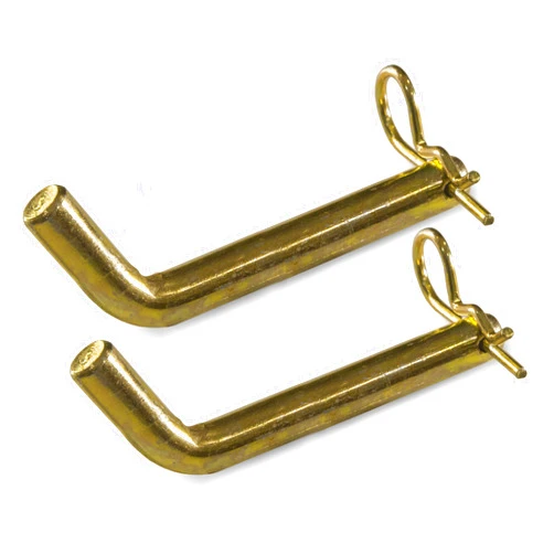 Ohio Diesel Parts 4-Inch Bent Trailer Hitch Pin x 5/8-Inch Diameter for 2.5'' and 3'' Receivers Class 5 (Pack of 2), 4'' (2-Pack)