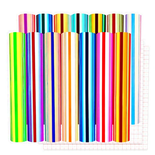 Lya Vinyl 16 Pack Holographic Vinyl Set for Cricut - 12