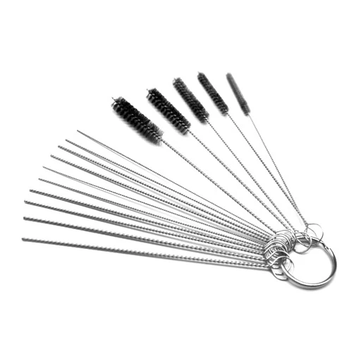 Teoenix Carburetor Carbon Dirt Jet Remove Cleaner Tool Kit 10 Cleaning Needles with 5 Brushes for Car, Outboard Motor, ATV, Motorcycle Carb Jets