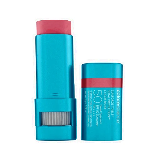 Colorescience Sunforgettable Total Protection Color Balm SPF 50, Mineral, Broad Spectrum, Buildable Lip & Cheek Color