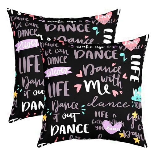 Feelyou Hippie Graffiti Throw Pillow Covers 18