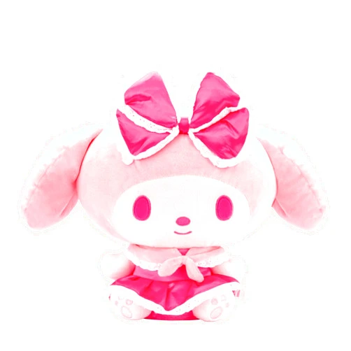 Hello Kitty My Melody 12” Pink Monochrome Plush
