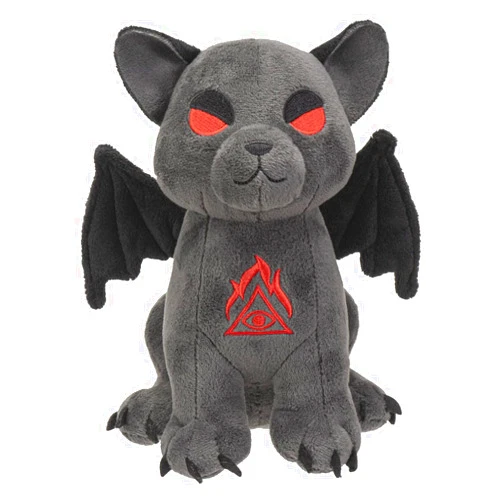 Ebros Gift Mythical Fantasy Legend Gothic Winged Dracula Vampire Cat Soft Figurine 8