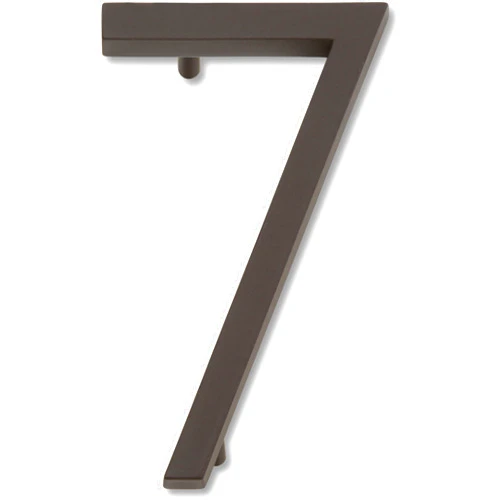 Atlas Homewares AVN7-O Modern Avalon House Number, Seven, Aged Bronze