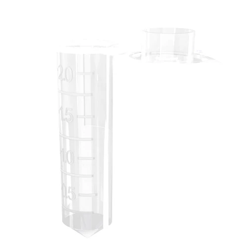 ONiLAB 500Pcs 2ml Polypropylene Graduated Microcentrifuge Tubes with Attached Lid,Clear Conical Micro Centrifuge Small Sample Bottle Vials Container for Lab