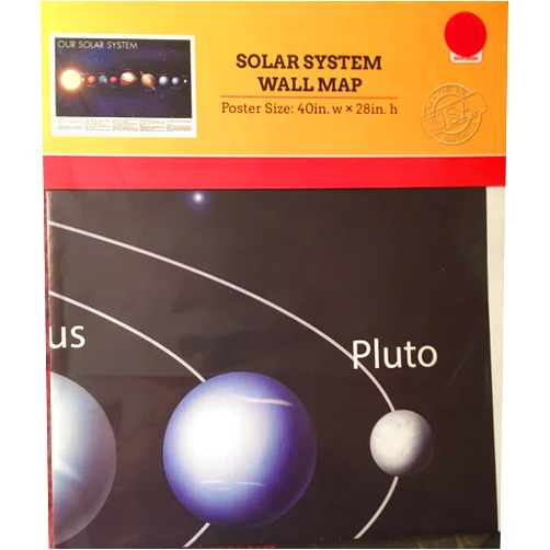 Kappa Solar System Wall Map