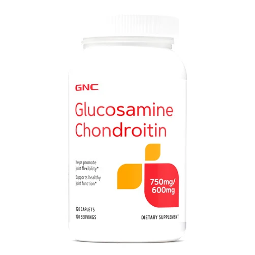 GNC Triple Strength Glucosamine Chondroitin 750mg/600mg, 120 Caplets, Supports Healthy Joint Function