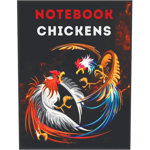 JACKIE LYNN GROSS Chicken Notebook: Blank Lined Journal - Sketch Drawing, Journal Notes Sketchbook - Perfect gift for Chickens Lovers, Students, Teachers and Kids 8.5 x 11 inch 100 Pages
