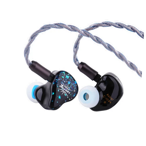 Linsoul Kiwi Ears Astral 1DD+6BA Hybrid in Ear Monitor, Wired Earbuds, HiFi Studio Recording &Mixing Earphone, Portable Gaming IEMs for Professional Music Engineers Audiophiles (Blue)