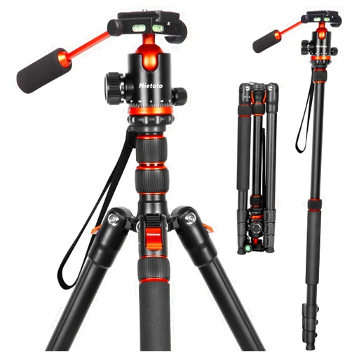 Nietoto 2 in1 Lightweight Video Camera Tripods • 68