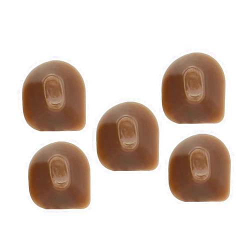 OFFSCH 5pcs Flute Brick Flute Tools Professional Flute Fittings Flute Button Mats Flute Replacement Parts Flute Button Bricks Wind Instrument Supplies Accessories Protector Colloid Mute