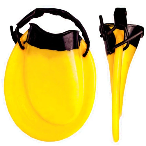 FINIS Positive Drive Swim Fins for All Four Strokes - Ergonomic Fit - Adjustable Heel Strap - Yellow