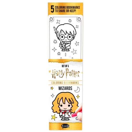 Re-Marks Harry Potter Wizards Colormarks Coloring Bookmarks