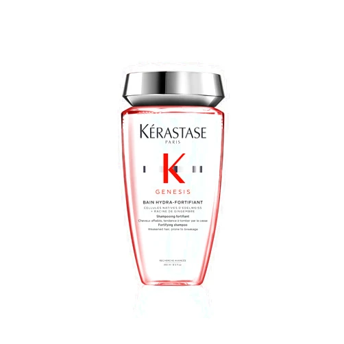 KÉRASTASE KERASTASE Genesis Hydra-Fortifiant Shampoo | Anti-Breakage & Strengthening For Weak or Damaged Hair | Hydrates Hair | Silicone Free | For Fine or Oily Hair