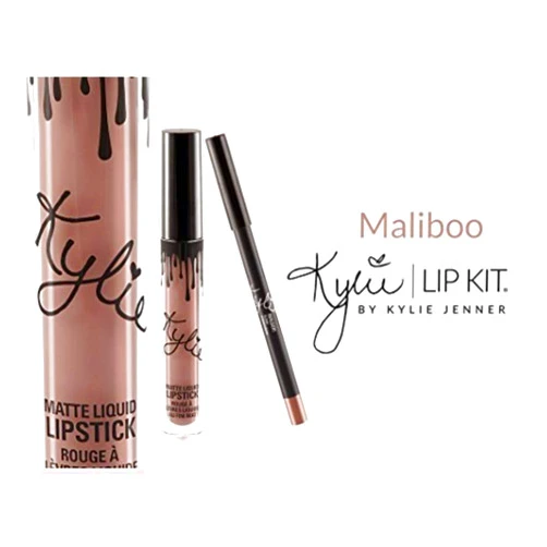 Kylie Cosmetics Lip Kit Maliboo Liquid Lipstick and Liner