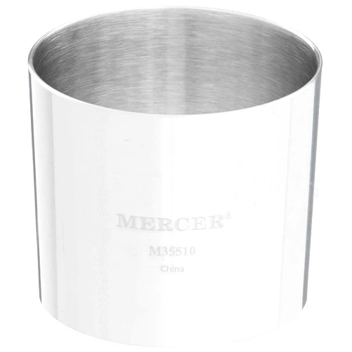Mercer Culinary Steel Ring Mold Chef, 2 Inch x 1.75 Inch, Stainless