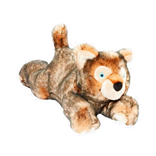 Fluff & Tuff Lobo Wolf Pup Plush Dog Toy,All Breed Sizes