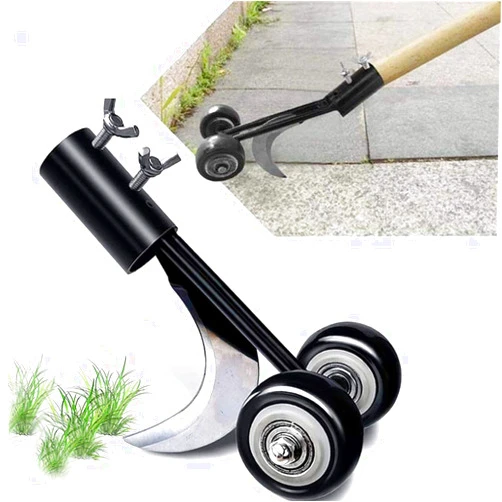 Beita Stand Up Weeding Tool with Wheels, Garden Patio Lawn Driveways Weeds
