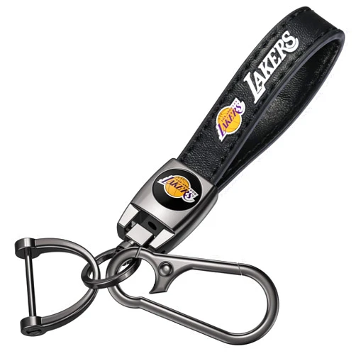 SEIZO Basketball Fans Car Keychain,Leather Car Keychain Keyring Car Key Fob Holder,Car Key Lanyard,Gifts for Men Women