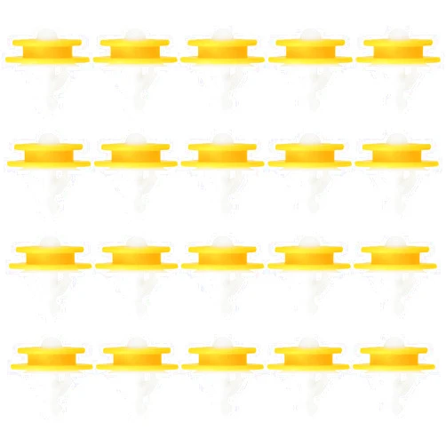 LT Easiyl 20pcs Mudguard Lining Fixing Clip Door Panel Buckle 30698669 Compatible with Volvo C30 2008-2013