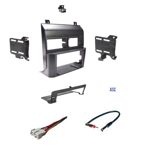 ASC Audio Car Stereo Dash Kit, Wire Harness, and Antenna Adapter for Installing a Double Din Radio for Some 1998-1994 Chevrolet GMC Pickup Truck SUV Suburban Blazer