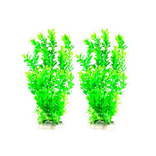 CNZ Aquarium Fish Tank Decoration Ornament, Artificial Plastic Plant 14