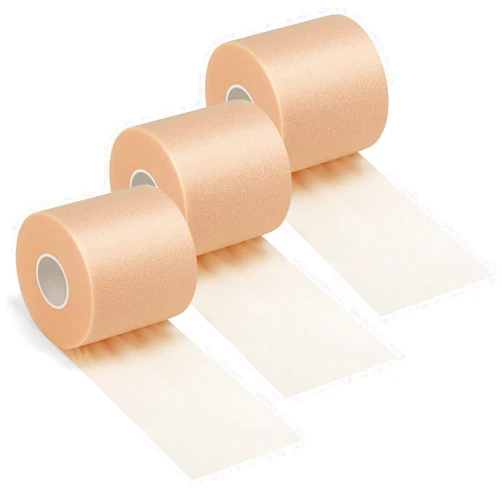IFwevs 3 Pieces Athletic Pre Wrap Tape, Foam Underwrap Athletic Tape, Sport Pre wrap Athletic Tape for Hair Ankle Wrists Knees Sports (2.75 Inches x 30 Yards)
