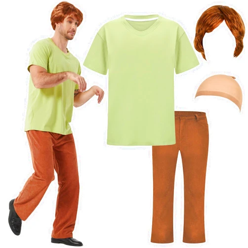 UIMLK Halloween Costume for Men 2024, Couples Costume T-Shirt Pants Outfit for Adult