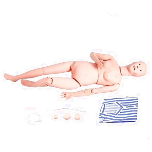 LYLN PVC Training Manikin Model - Life Size Multi-Functional Patient Care Simulator - Anatomical Model, for Teaching at School of Nursing