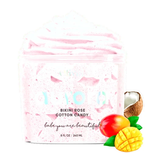 OLIVIA PRIMAVERA Olivia Beauty Bikini Exfoliating Scrub - All Natural Exfoliating Body Scrub for Women, Moisturizing Formula to Smooth, Exfoliate, and Restore Dry, Sensitive Skin, Provides Lasting Care, 8 Oz
