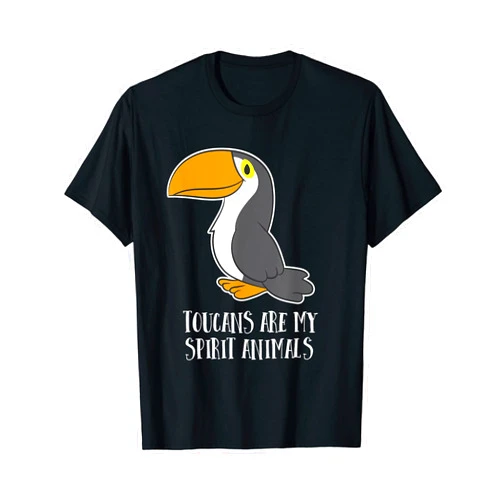 Cute Bird Tees Toucans Are My Spirit Animals Cute Toucan Birds Love Gift T-Shirt