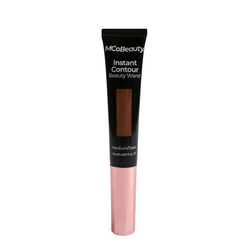 MCoBeauty - Instant Contour Cream Bronzer - Medium to Dark Shade - Cream Stick with In-Built Cushion Applicator for Cheekbones and Face Contour - Concealers & Neutralizing Makeup