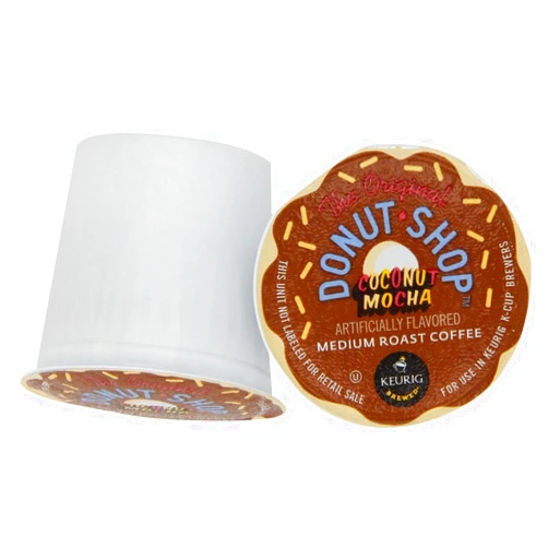 The Original Donut Shop Coconut Mocha, Single-Serve Keurig K-Cup Pods, Flavored Medium Roast Coffee, 24 Count