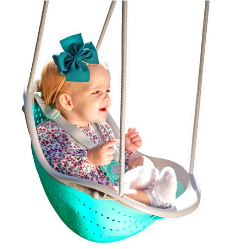 XDP RECREATION Child Swing Seat, 6 to 36 Months Age Range. Soft, Durable, Flexible and Breathable. Adjustable Straps and Clips, Weather Resistant and Fully Assembled. 10
