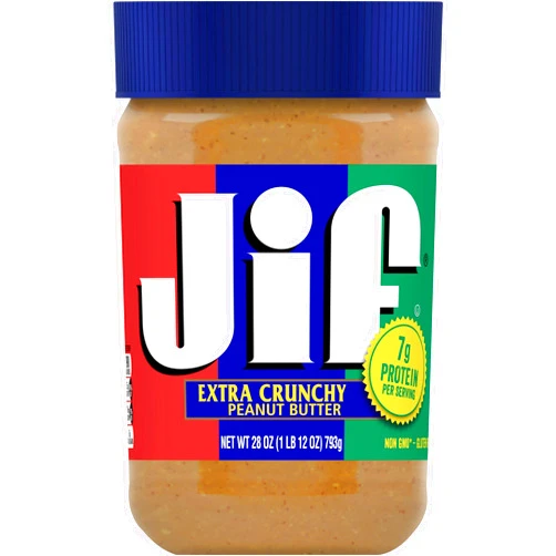 Jif Extra Crunchy Peanut Butter, 28 Ounces (Pack of 10) Extra Crunchy 28 Ounce (Pack of 10)
