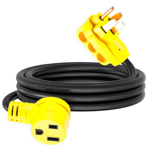 Suplevel 6 AWG Welder Adapter Cord 10 FT, Heavy Duty NEMA 14-50P Male to 6-50R Female Extension Cord, STW 6AWG/3C 50 Amp 250 Volts 12500 Watt, Generator RV to Welder Tesla EV Charger Adapter Cord