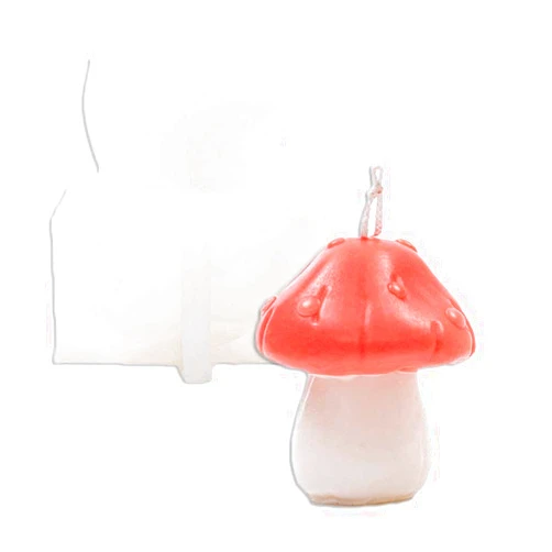 Tone Fun Domed Mushroom Shape Candle Silicone Molds for Making Candle, Resin, Aromatherapy Candles, Handmade Wax Soap, Home Decor, Craft