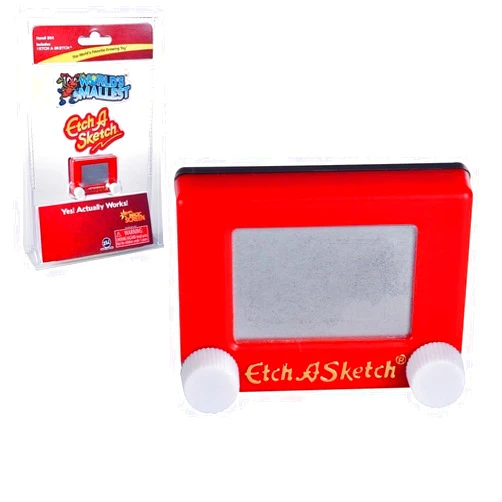 Worlds Smallest World's Smallest Etch a Sketch Red