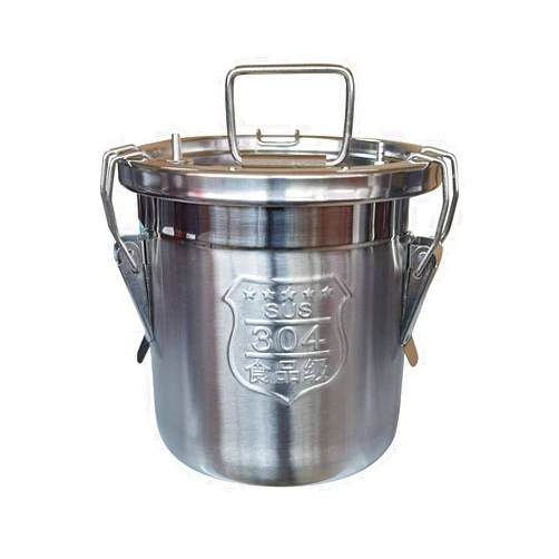Hantop Milking Machine Accessory Stainless Steel Milk Bucket (6L)