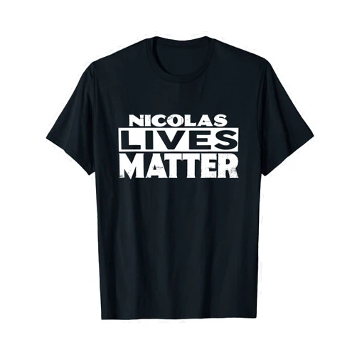 NICOLAS Designs By ShirtZilla Nicolas Lives Matter T-Shirt Name NICOLASS T-Shirt