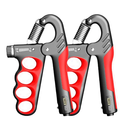 Hautrely Grip Strength Trainer, 5-100KG (11-220 LB) Adjustable Resistance Forearm Hand Gripper Strengthener with Counter, Hand Wrist Exercise Workout Equipment for Home/Office Gym