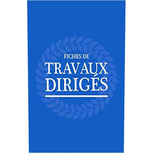 Mme Aurélie Angué Carnet Fiches de travaux dirigés (French Edition)