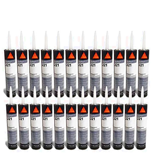 UrMarketOutlet 24X Sika Sikaflex 221 Industrial/Repair Sealant Sealer 300ML/Polyurethane/Gray