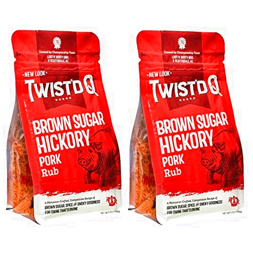 Twist'd Q - Brown Sugar Hickory Pork Rub - American Royal - Loot N' Booty - 2 Pack