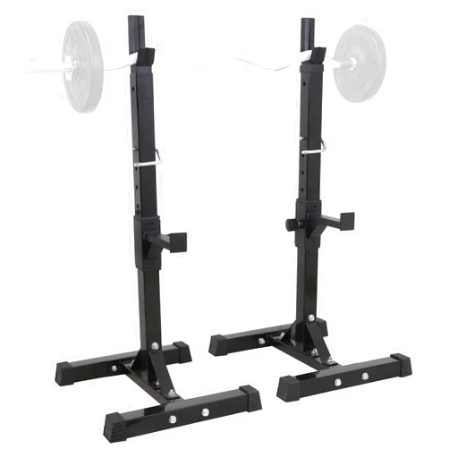 ZENY Adjustable Squat Barbell Rack Stand, Bench Press Rack for Home Gym Strength Training, Max Load 550LB
